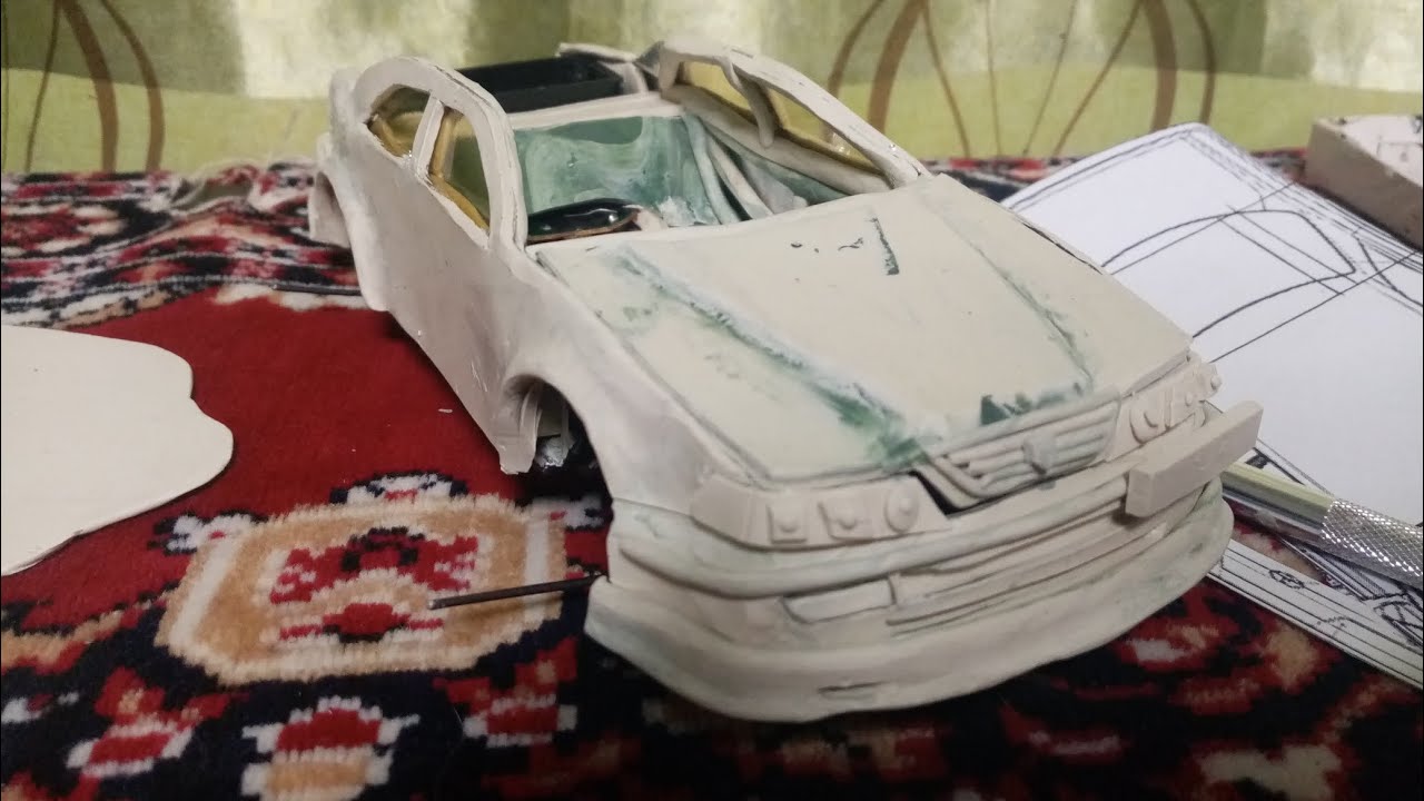 Стадия лепки Toyota Mark II 100! Леплю JDM тачку.