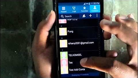 Samsung Galaxy S5 : How to Delete Contact (Android Phone)
