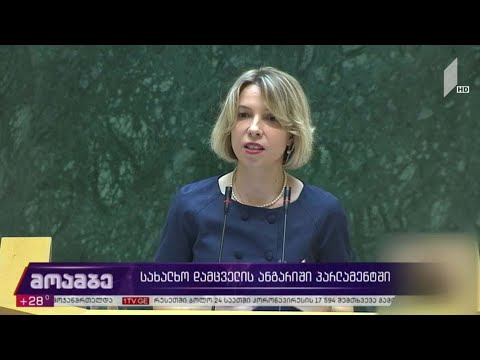 სახალხო დამცველის ანგარიში პარლამენტში