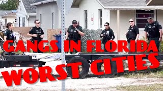 Top 10 Worst Cities In Florida For Gangs In 2024