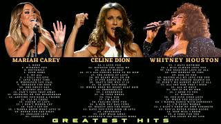 4Hours Non-stop Mariah + Celine + Whitney | BestHits Compilation 🎵🎵