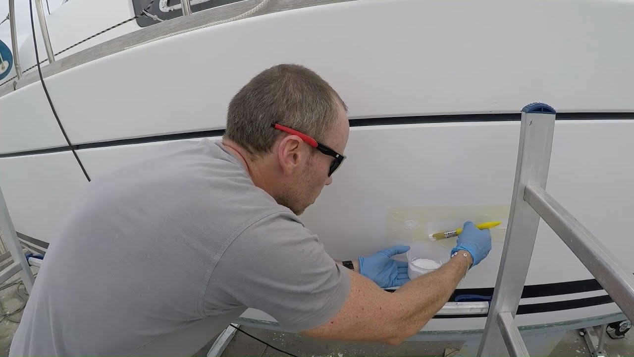 Carénage 2022 1ière partie: gel coat et polissage