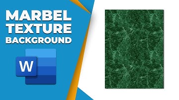 How to insert marble texture background in word