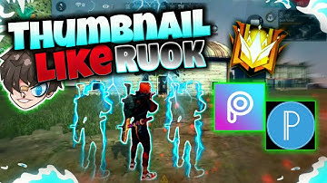how to make thumbnail like ruok ff | Ruok ff thumbnail edit on android tutorial | Epic thumbnail tut