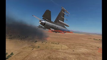 DCS F-16C - Quick Mission Creator/Damage Model in VR/Rift-S