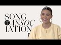 Madison beer sings selfish ariana grande  the weeknd in round 2 of song association  elle