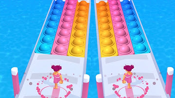 Pop It Run! 🌈👹🟢🌈ndroid, iOS Walkthrough Gameplay Part-4