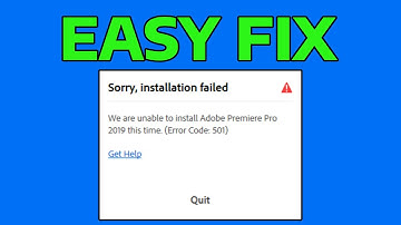 How To Fix Adobe Sorry Installation Failed Photoshop, Illustrator, Premiere Pro, After Effects 501
