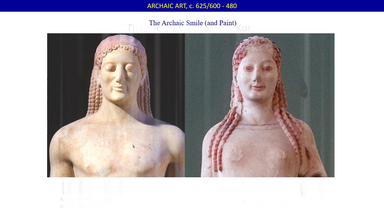 Greco Roman Class Lecture 05: Archaic Scupture & Architectural Sculpture