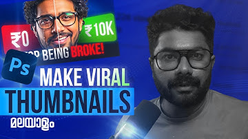 Create AMAZING Viral Thumbnails in Photoshop 🔥 Malayalam Tutorial
