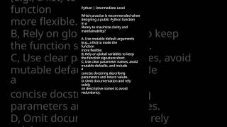 Designing Public Python Functions in Libraries #FiverrPackage #PythonCode #BestPractices