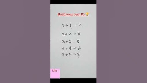 IQ test। Build your own IQ। ❤️#maths #mathematics #iqtest #puzzle #shorts #subscribe #challenge