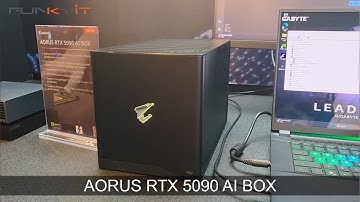The Most Powerful External GPU at Computex 2025 - Gigabyte AORUS RTX 5090 AI BOX