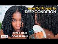 Stop wasting product how to properly deep condition dry coarse natural hair