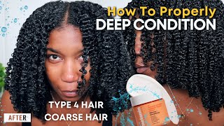 stop wasting product how to properly deep condition dry coarse natural hair