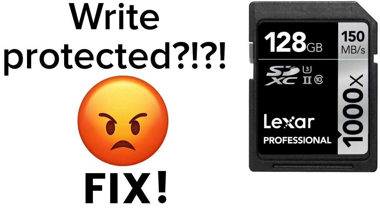 SD card write protected FIX