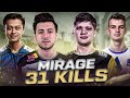 team_XANTARES vs team_s1mple | playing fpl mirage 31 kills