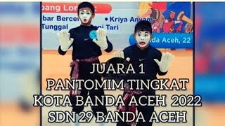 Ajang Kreatifitas Siswa SDN 29 Banda Aceh | Juara 1 Pantomim FLS2N Aceh 2022