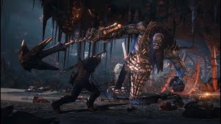 Geralt /  Hjalmar/Folan/Viki Vs Ice Giant  Boss Fight NG+ Death March