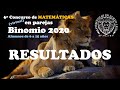 Binomio 2020 - Resultados