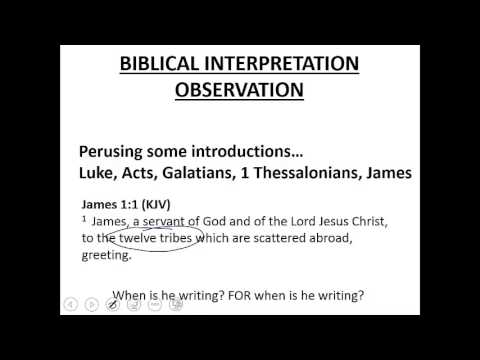 biblical interpretation essay example
