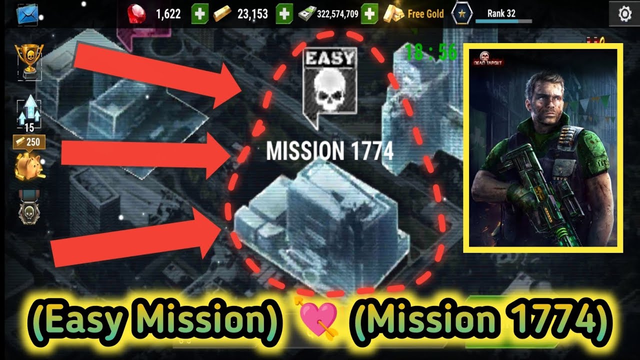 Dead Target: Zombie 🧟 || Easy Mission 👼 || Mission 1774🧛 || Satan Gaming 🇮🇳