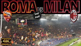 [4K] ROMA 2-1 MILAN [2nd.Half]｜EUROPA LEAGUE 23-24 QUARTER FINAL 2nd.Leg｜18/04/2024｜STADIO OLIMPICO