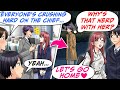 A Coworker Gets Jealous When He Sees My Cute Chief Flirt With Me, Her Fiancé! And...[RomCom Manga Dub]