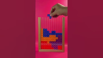 PART 95 || Pink Paradise Tetris ASMR: Gentle Clicks & Block Bliss