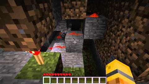 Secret Waterfall Base using Pistons