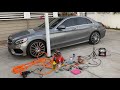 Tools Needed To Wrap Cars At Home | Flaking Paint Mercedes c300