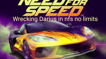 Wrecking Darius in nfs no limits