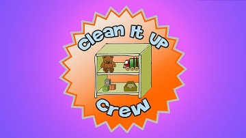 Clean It Up Crew (a new clean-up time song for preschoolers)