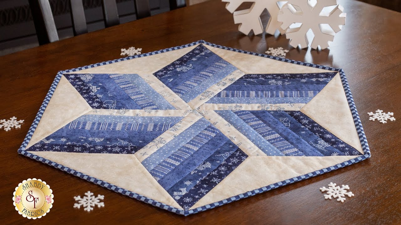 How to Use the 60º Triangle Ruler #CGRT60 to Make a Table Runner