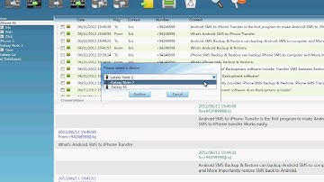 Backuptrans Android iPhone SMS Transfer Plus