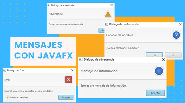 Mensajes con JavaFX