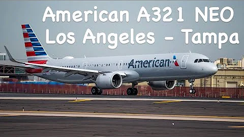 American Airlines A321 NEO Economy Extra Legroom Seat | Los Angeles - Tampa