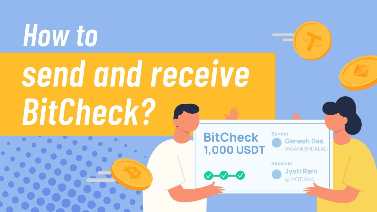 How to send and receive BitCheck? - YouTube