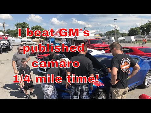 How Did I Beat GM's 1/4 Mile Time On Street Tires? Part 2 Of Camaro Fest 7.