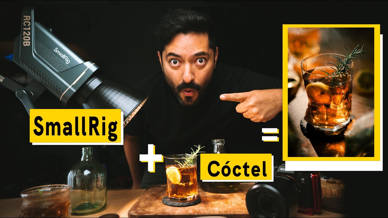 🍹 1 LUZ para fotografiar Bebidas con resultados INCREÍBLES // LED ...