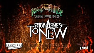 From Ashes to New - Rock on the Range interview with 100.3 The X Rocks 2015