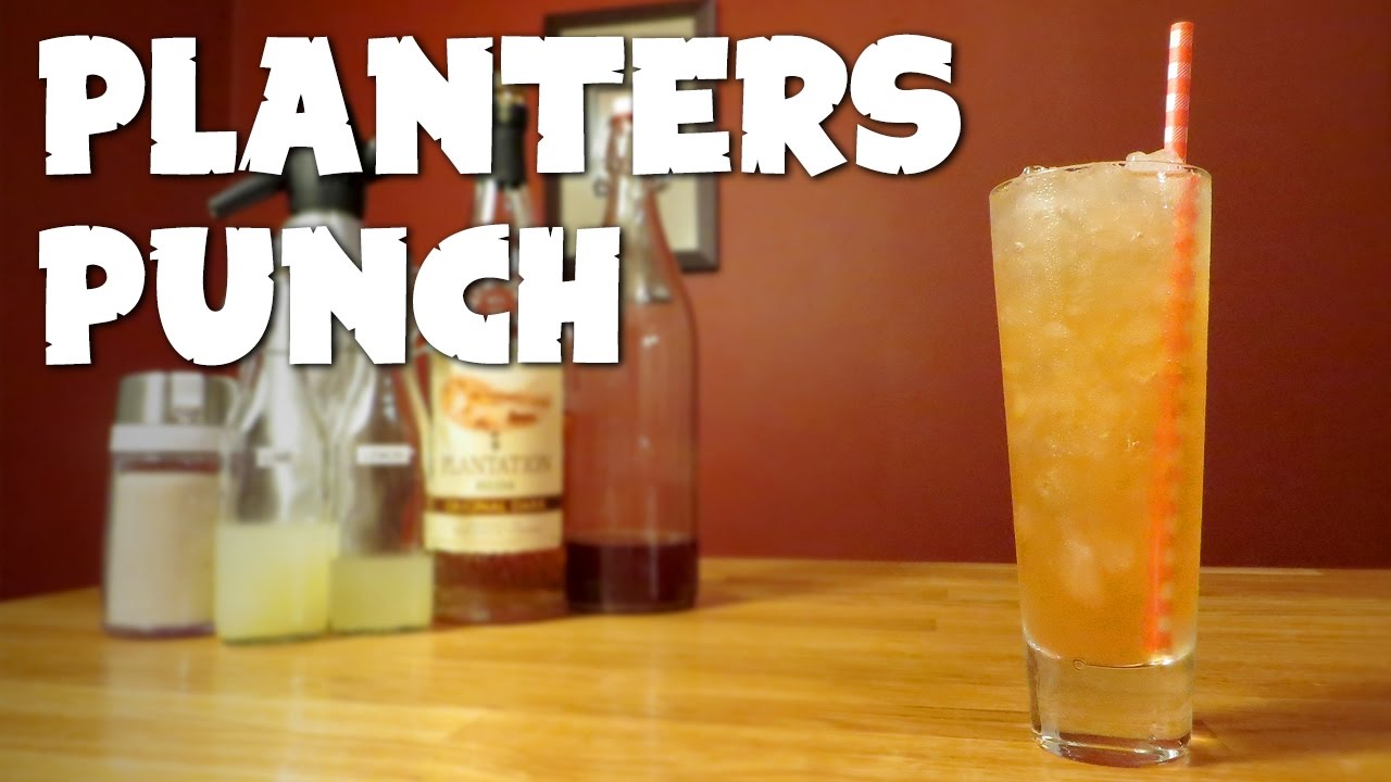 Planters Punch the Classic Dark Rum Cocktail (Trader Vic's Recipe