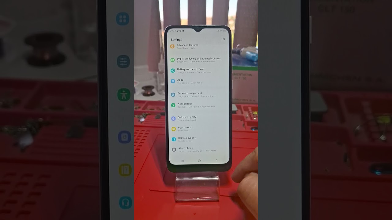 Samsung A02s Factory Reset