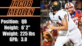 2021-Street Light Recruiting- Qb-Jacob Medlen Jr Film 6 2- 225 Lbs -Fayetteville, Tn