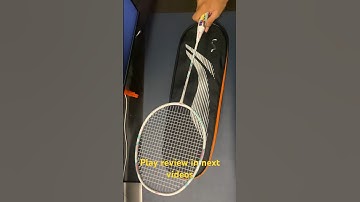 Li Ning Axforce Big Bang badminton racquet unboxing | 2024 version