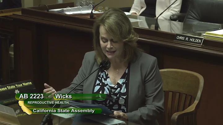 Susan Arnall - Testimony opposing California AB 2223