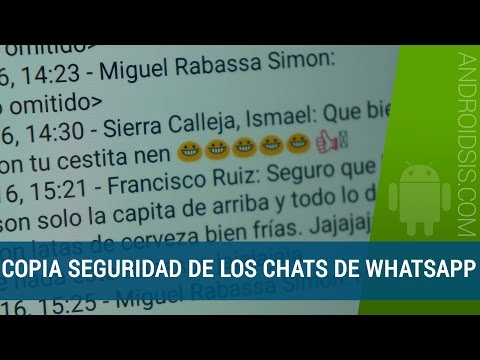 Copia de seguridad de los chats de WhatsApp explicado en 5 minutos