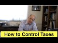 3 Ways to Control Taxes