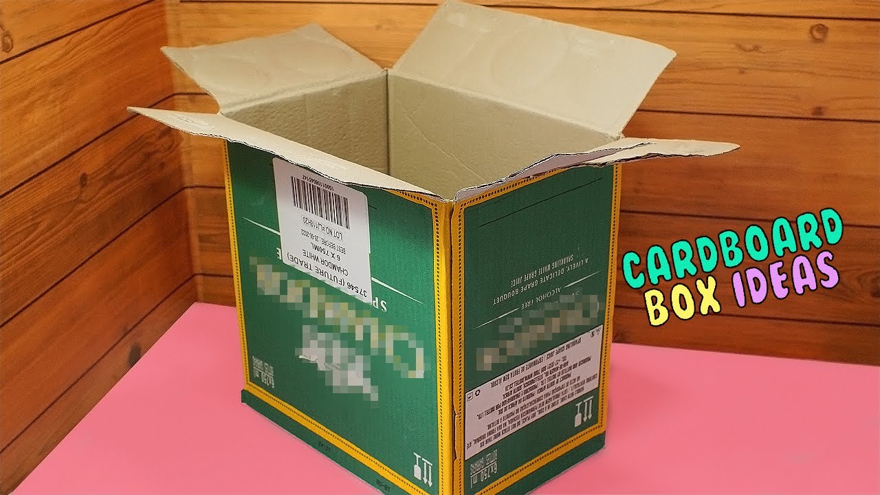 😍♻ 2 CARDBOARD BOXES IDEAS RECYCLING PROJECT - YouTube