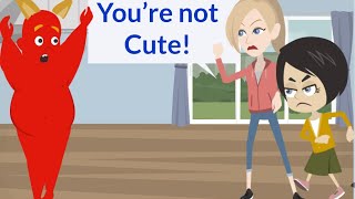 Adam Is Grounded For Being Scared At Movie   Learn English  Like English   Kim English